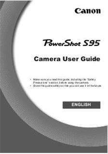 Canon PowerShot S95 manual. Camera Instructions.